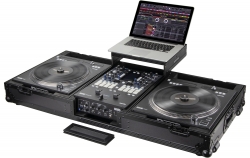 Odyssey FZGSRANE1272WBL Black DJ Coffin for Rane Seventy-Two Mixer and Two Rane Twelve Controllers