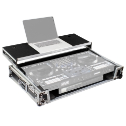 Odyssey FZGSRANE4W1 Rane Four 1U Flight Case with Glide Style Laptop Platform