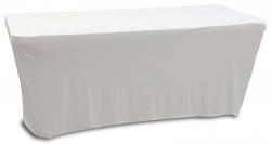 Odyssey SPATBL6WHT Scrim Werks 6' Table Slip Cover Spandex - White