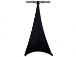 Odyssey SPATRI5BLK Scrim Werks 84" x 120" Triangular Tripod Stretch Scrim - Black