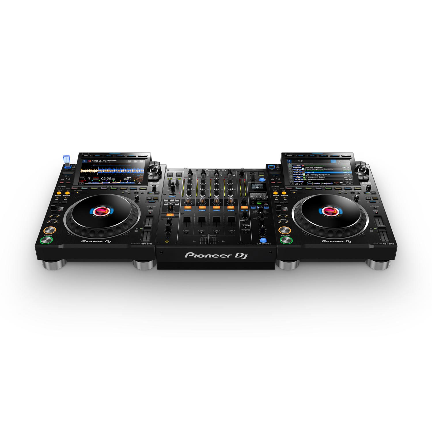 PIONEER DJ (2) CDJ-3000 (1) DJM-900NXS2 Complete System - agiprodj