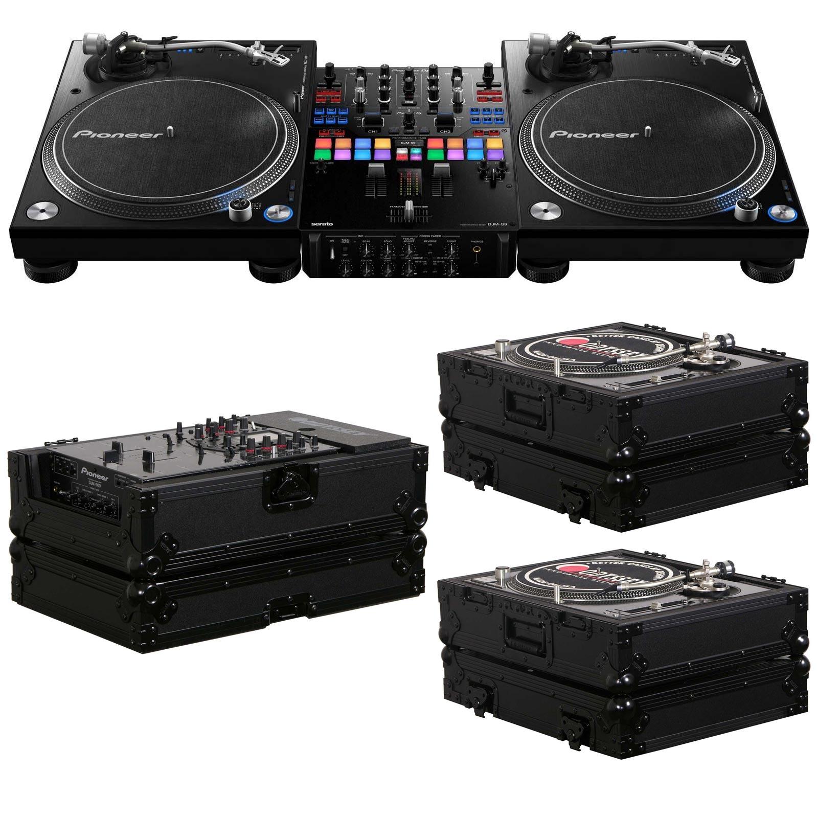 PIONEER DJM-S9 + PLX-1000 Bundle with One Mixer and Two Turntables