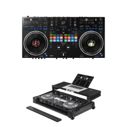 Pioneer DJ DDJ-REV7 with Odyssey 810325 Flight Case Bundle