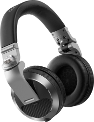 Pioneer DJ HDJ-X7-S Professional Over-Ear DJ Headphones - Silver