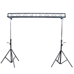 PROX T-LS35C 10' High Lighting System Triangle Truss with Crank Up System 5-10-15' Width