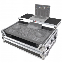 ProX XS-XDJRX3 WLT ATA Flight Case with Laptop Shelf 1U Rack Space and Wheels for XDJ-RX3, DDJ-REV5