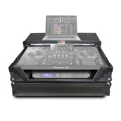 ProX XS-XDJXZ WLTBL Black on Black Flight Case with Laptop Shelf and Wheels for Pioneer XDJ-XZ