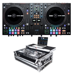 RANE ONE Serato DJ Pro Controller plus Flight Case With Laptop Shelf Bundle