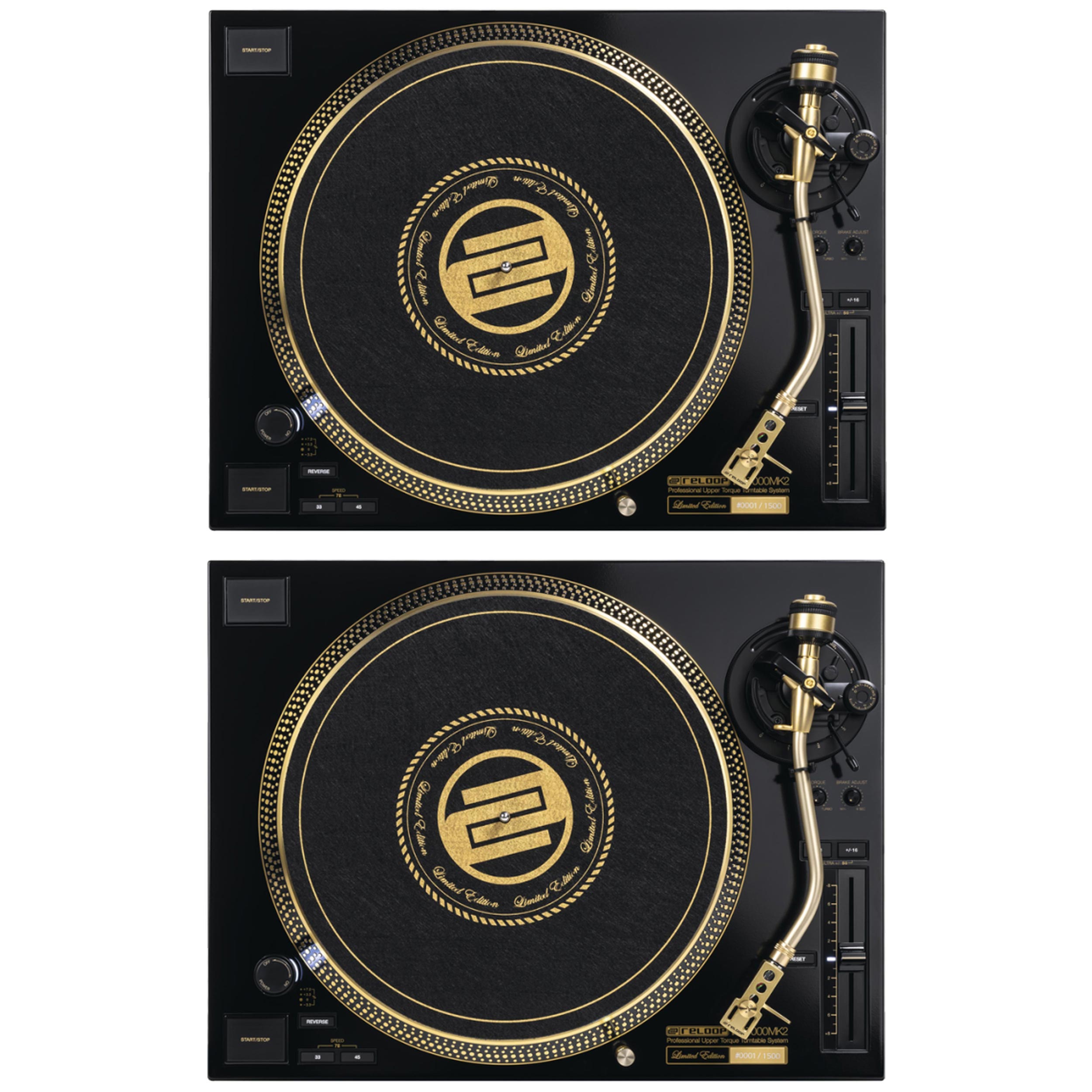 RELOOP RP-7000 MK2 GLD Bundle with TWO Numbered, Limited-Edition, Gold ...