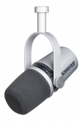 Shure MV7-S USB Podcast Microphone (Silver)