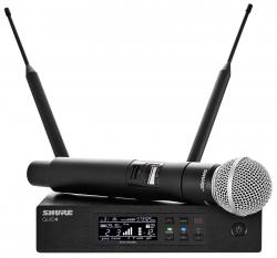 Shure QLXD24/SM58-J50A Digital Handheld Wireless Vocal Microphone System 572-616 MHz