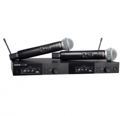Shure SLXD24D/B58-G58 Dual Wireless Vocal System with BETA 58 G58 Band