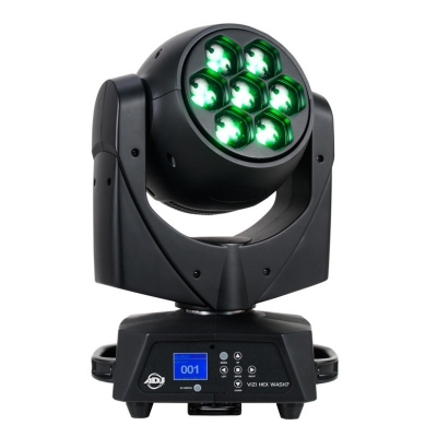 ADJ American DJ VIZI HEX WASH7 105W HEX RGBAW+UV Professional Moving Head