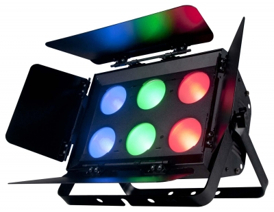 AMERICAN DJ Dotz Flood 6x 30W COB RGB LED Wash Blinder Effect