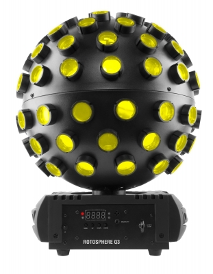 Chauvet DJ ROTOSPHERE Q3 Three-Zone, Quad-Color LED Mirror Ball Simulator Effect DMX