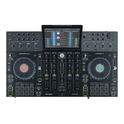 Denon DJ PRIME 4 Four-Deck Standalone DJ System with 10" Touchscreen