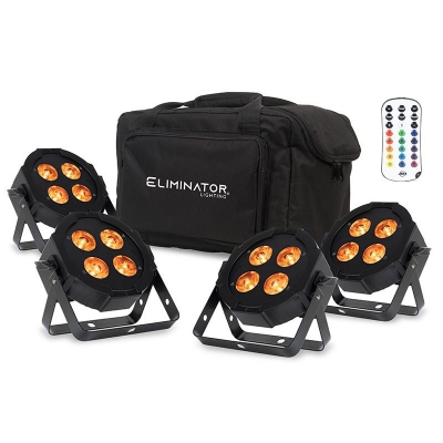 ELIMINATOR LIGHTING Mega Flat Hex L PAK4 Uplighting Kit