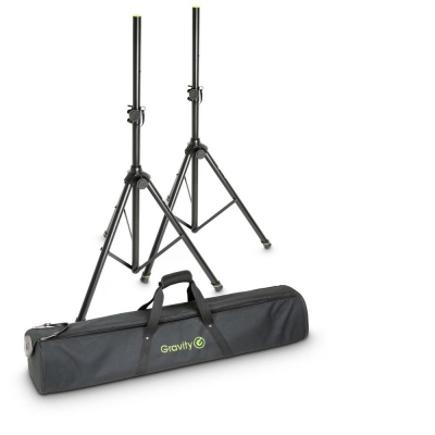 Gravity GSS5211BSET1 Set of Two Speaker Stands with Carrying Bag