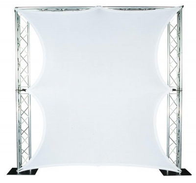 Global Truss LYCRA STRETCH SCREEN Four-Way Stretch Projection Screen 7 Feet Wide x 6 Feet High