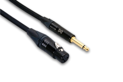 HOSA EMIC-005HZ Elite Microphone Cable Neutrik XLR3F to 1/4TS 5Ft