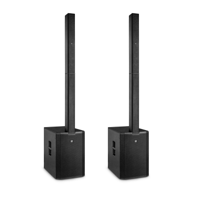 (2) LD Systems MAUI 44 G2 1500 Watt Cardioid Powered Column Loudspeaker