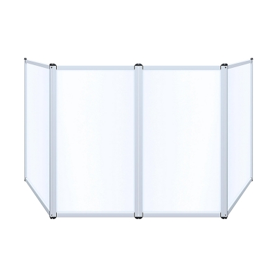 NOVOPRO NOVO-DJS2WHT Mobile DJ Facade with Carrying Bag
