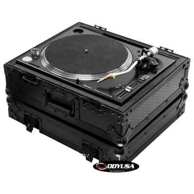 Odyssey Custom Case Fits Technics 1200 Pioneer PLX-1000 Size Turntables I-Board Black 810103