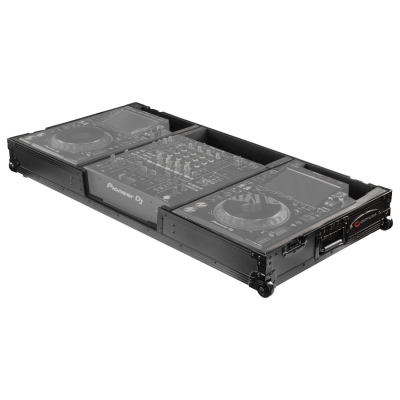 Odyssey FZDJMA9CDJWBL Flight Case with Wheels for DJM-A9 and CDJ-3000 or Similar Size