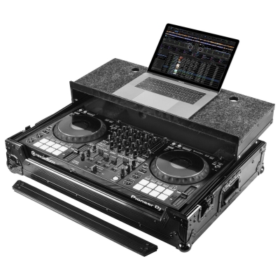 Odyssey FZGSDDJ1000BLCW Pioneer DDJ-1000 DDJ-1000SRT Case in Black Corner Wheels