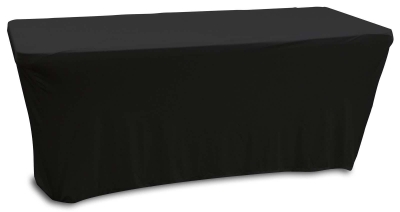 Odyssey SPATBL6BLK Scrim Werks 6' Table Slip Cover Spandex - Black