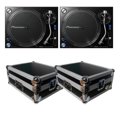 PIONEER DJ 2 PLX-1000 FREE Road Case Bundle