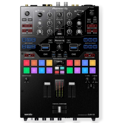 PIONEER DJ DJM-S9 Professional Two-Channel Battle DJ Mixer for Serato DJ