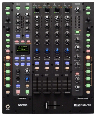 RANE Sixty-Four 4-Channel DJ Mixer for Serato DJ