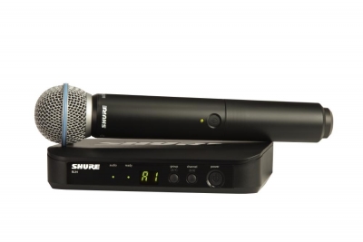 Shure BLX24/B58-H9 Handheld Wireless Microphone System 512-542 MHz
