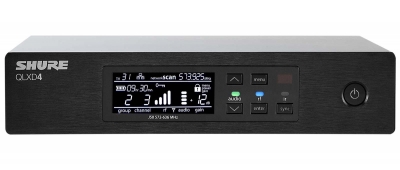 Shure QLXD4-G50 Half-Rack Single Channel Digital Wireless Receiver 470-534 MHz